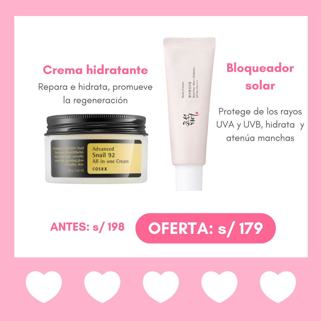 Snail Cream + Bloqueador solar